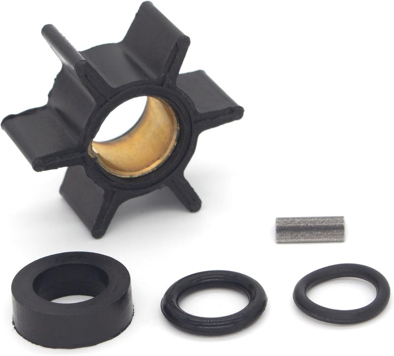 QUICKMARINER QuickMarine 89980T1 Water Pump Impeller Repair Kit for Mercury Marine 3.9-9.8 HP Outboard Motors Replacement 47-89980T1 47-89980Q1 Boat Engine - Image 2